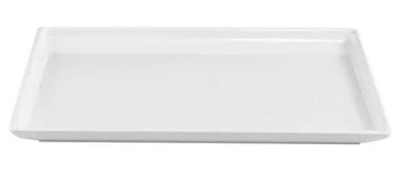 Bandeja Retangular Porcelana - 37cm