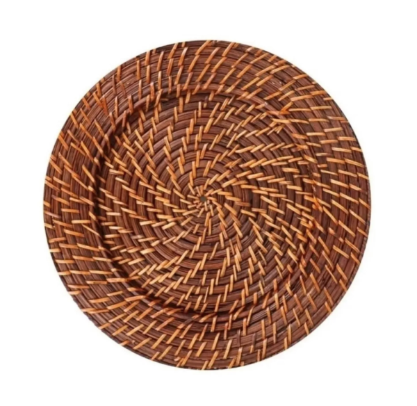 Sousplat Rattan Redondo - 33cm